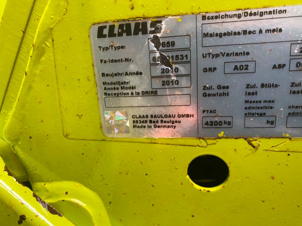 Claas orbis 750 Maisgebiss in Habscheid