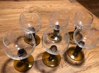 6 Römer Gläser Glas Weinglas Weingläser geschliffen Braun weiß Niedersachsen - Celle Vorschau