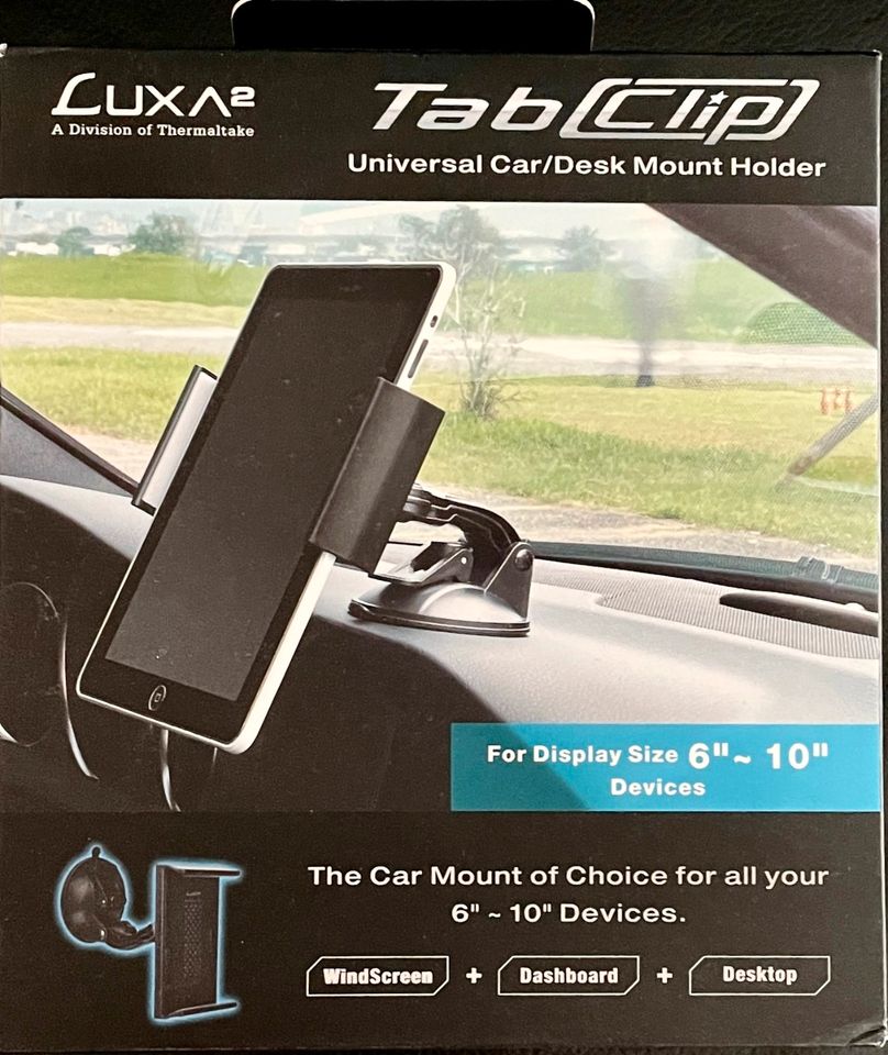 NEU/OV! Luxa2 Tab Clip für Display 6'' - 10'' Autohalterung Handy in Hütschenhausen