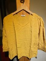 Orsay Bluse langarm mit Knöpfen gelb V-Ausschnitt Gr. 38 (M) Thüringen - Walschleben Vorschau
