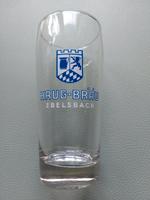 Rares, altes Bierglas 0,25 l, KRUG-BRÄU EBELSBACH, interessant ! München - Trudering-Riem Vorschau