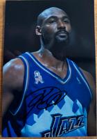 Basketball Legende,Karl Malone ,Original Autogramm Baden-Württemberg - Löchgau Vorschau