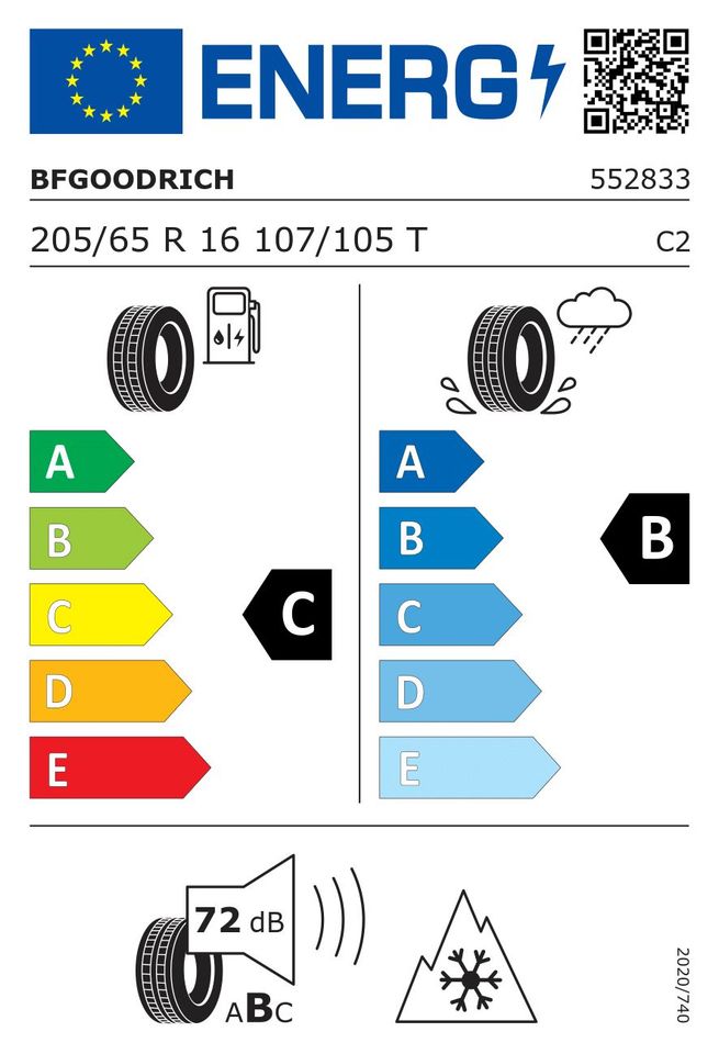 Abverkauf Lagerware: 2 x BF Goodrich Acivan 205/65R16C 107T #199 in Rosdorf