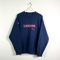 Vintage London Harrods Sweater Gr.L Blau 90er 90s y2k Retro Nordrhein-Westfalen - Gronau (Westfalen) Vorschau