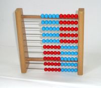 Holz Rechenmaschine • Rechenrahmen • Abacus •100 Perlen Lübeck - St. Gertrud Vorschau