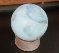 Schöne Marmorkugel Edelstein Mineral-Kugel Marmor 6 cm 329 g Bayern - Tännesberg Vorschau