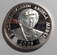 Medaille Bundeskanzlerin Angela Merkel 2005 - versilbert Nordrhein-Westfalen - Moers Vorschau