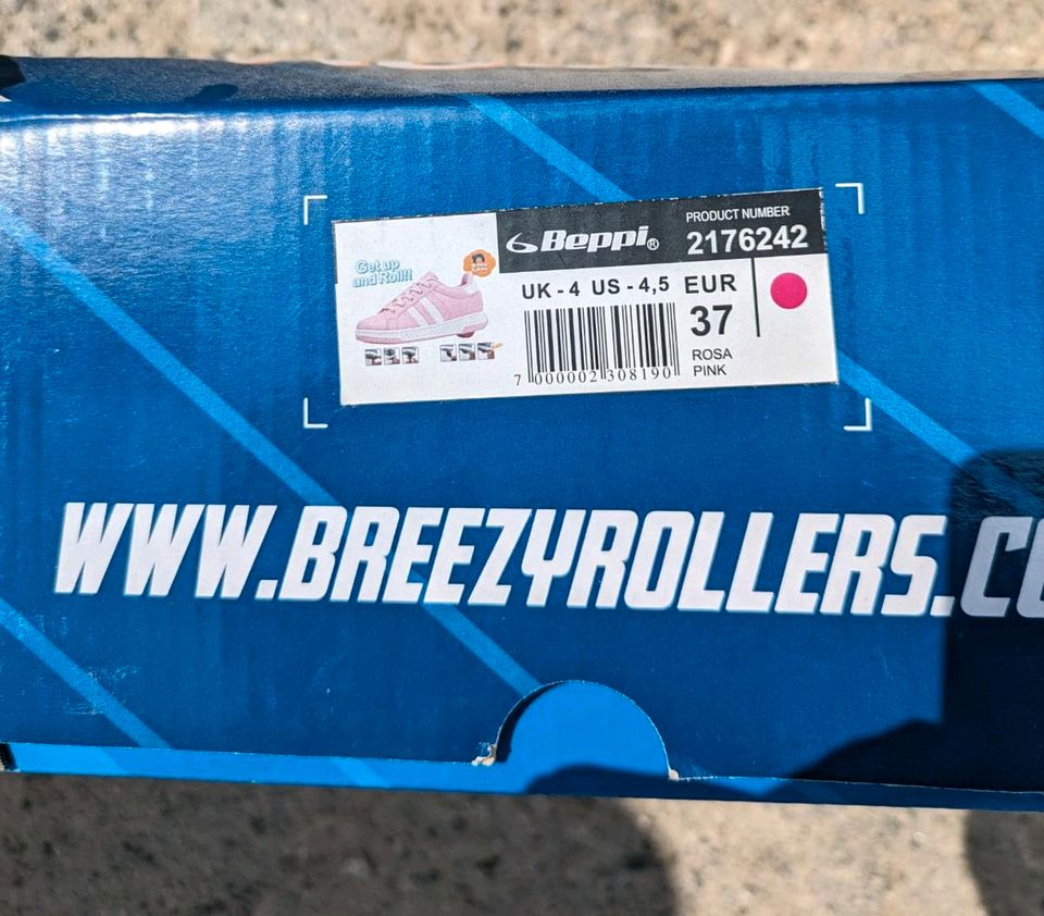 Brezzy Rollers,Beppi, Rollschuhe,Skates,Sneaker mit Rollen, Gr.37 in Northeim