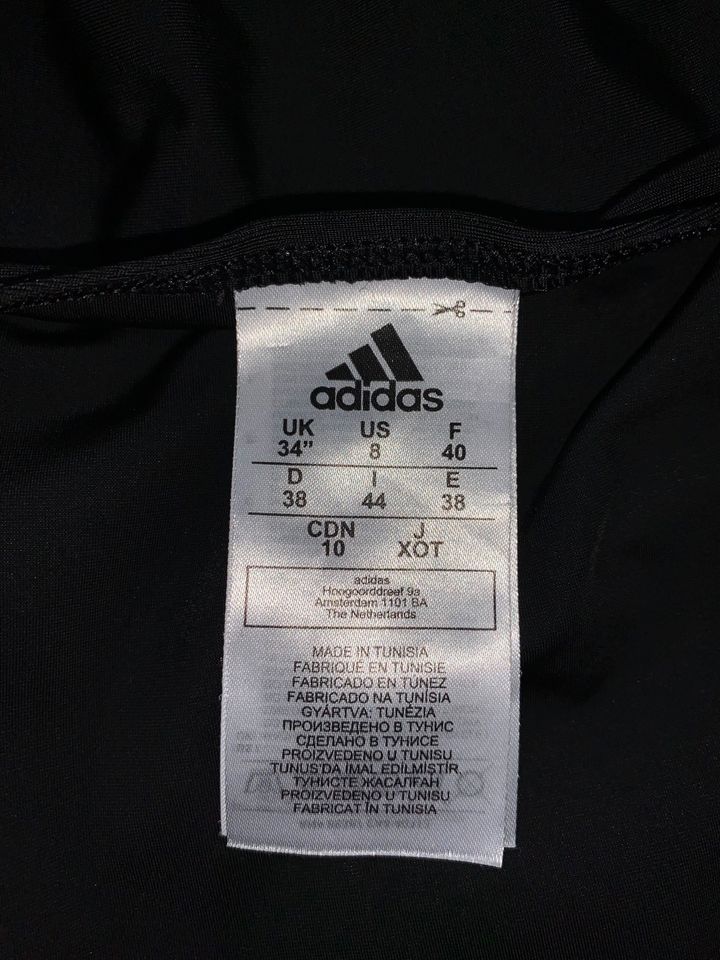 Badeanzug Adidas Primeblue schwarz rosa M 38 NEU in Sandersdorf