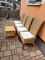 Ratan Stühle mit zwei Hocker Köln - Porz Vorschau