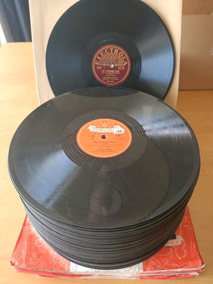 70 Schellack Schallplatten 78er in Mainz