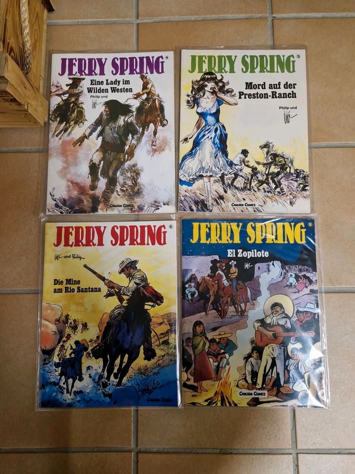 Jerry Spring Carlsen Comics Nr 4/5/6 und 8 top Zustand in Eppelheim