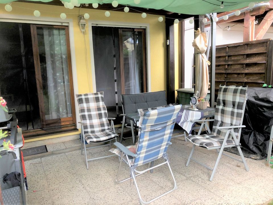 vermietete 3-Raum-Wohnung mit Terrasse in einem 3-Familienhaus in Freital