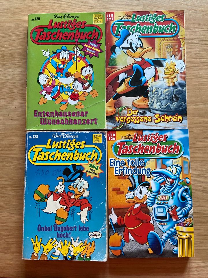 Lustiges Taschenbuch 120, 121, 123, 126 in Hamm