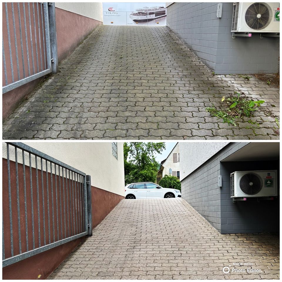 Pflastersteinreinigung. Terrassenreinigung, und mehr. in Speyer