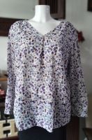 Bluse Blumen luftig Sommer bunt Top Shirt Hamburg-Nord - Hamburg Winterhude Vorschau