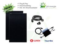 Balkonkraftwerk Luxen Full Black 740Wp PV Module, Hoymiles HM 600 Baden-Württemberg - Kißlegg Vorschau