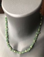 Wunderschöne grüne Edelstein Halskette mit Stardust Perlen mint Hessen - Biblis Vorschau