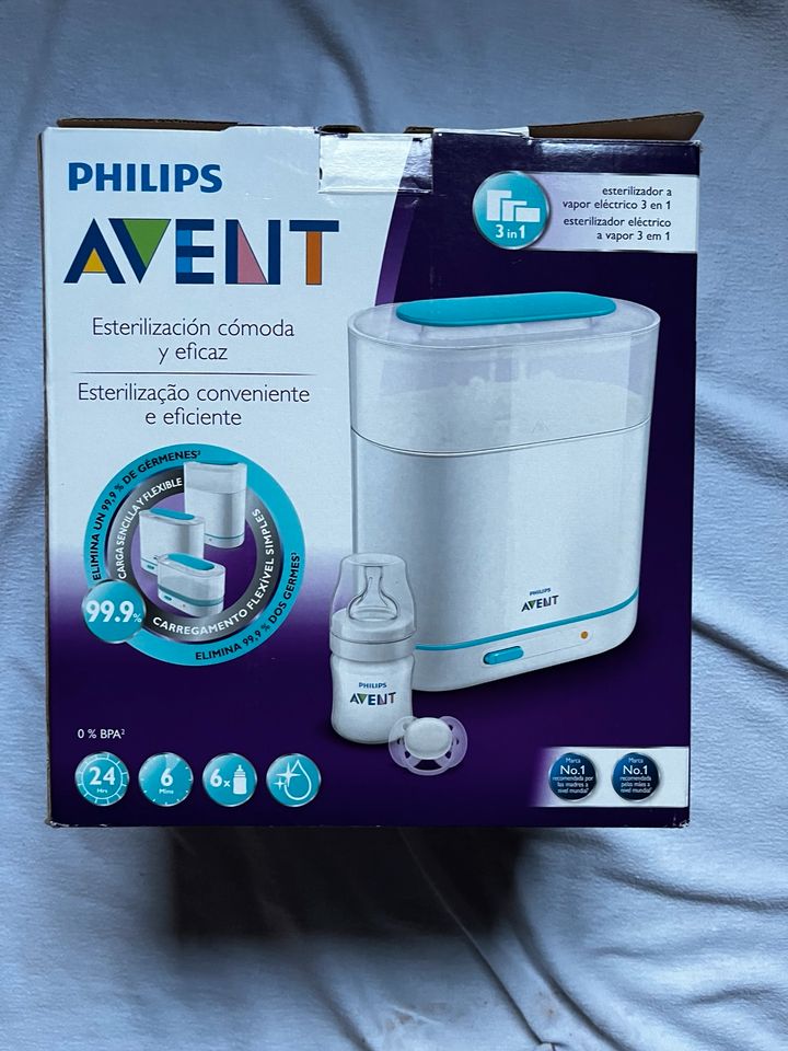 Philips Avent 3 in 1 Dampf Sterilisator gebraucht OVP in Alheim