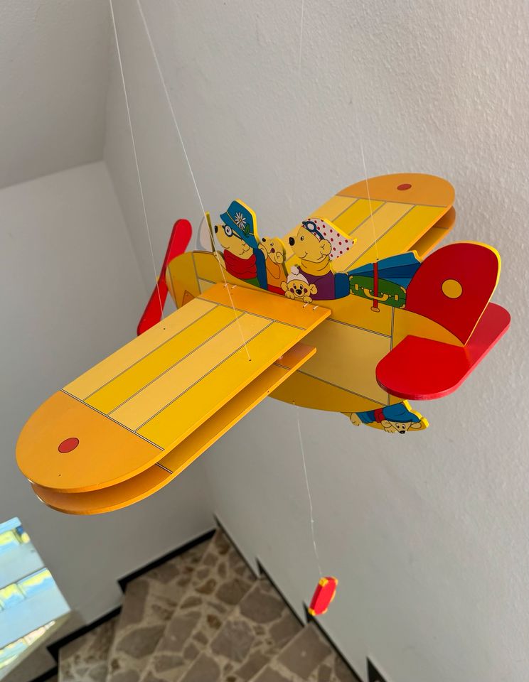 Goki Schwingfigur Flugzeug Kinderzimmer Deko in Gemünden (Wohra)