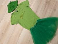 Gr.M 38/40 FROSCH Kostüm Mütze/NIKE T-Shirt grün Garten/Wald-Tier Hessen - Runkel Vorschau