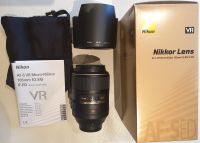 Nikon AF-S VR Micro Nikkor 105 mm, f/1:2.8G IF ED Niedersachsen - Uplengen Vorschau