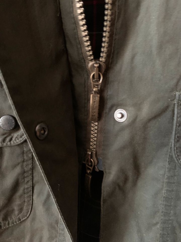 Barbour flyweight wax Utility 44 Übergangsjacke Wachsjacke grün in Essen