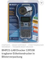 Brady BMP21-LAB Drucker 139538 tragbarer Etikettendrucker Hessen - Wächtersbach Vorschau
