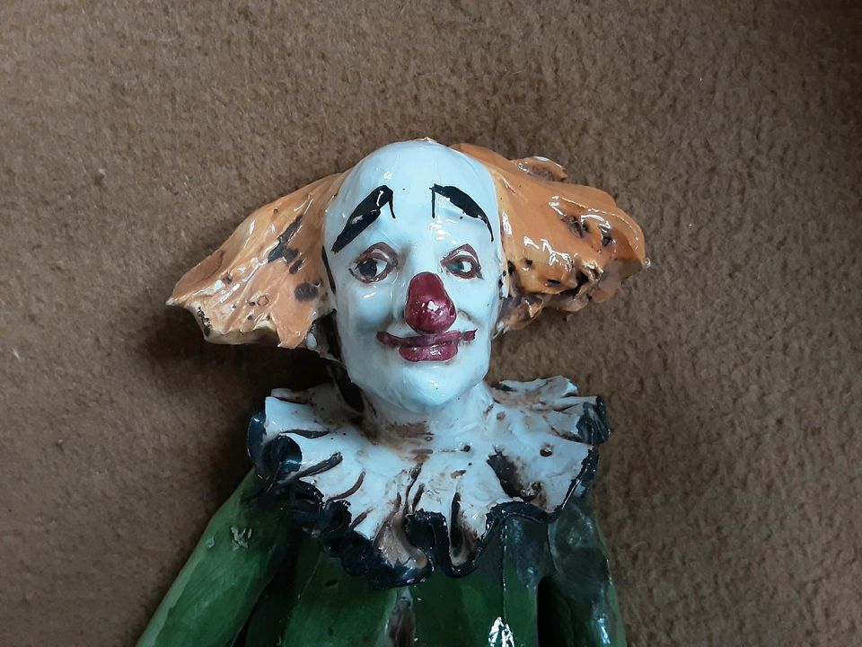 Keramik Clown / Sammlerstück / Rarität in Neureichenau