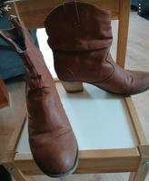 Braune Stiefeletten Sachsen - Pöhl Vorschau
