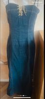 Vintage Jeans Maxikleid Comma Gr.36 Schnürung, Spaghettiträger Baden-Württemberg - Schlaitdorf Vorschau