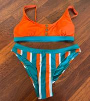 Süßer Cupshe Bikini XS 34 herausnehmbaren Pads orange grün Thüringen - Grabfeld Vorschau