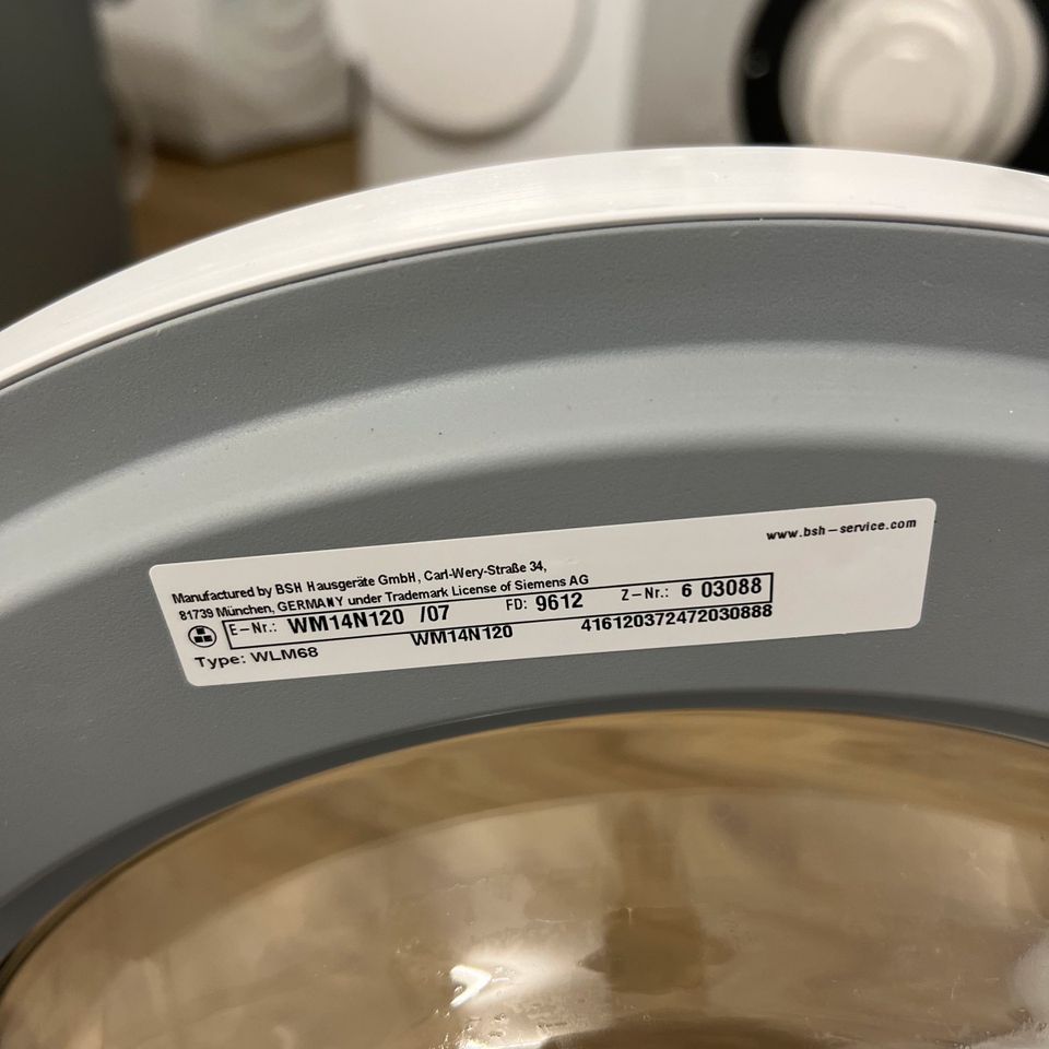 WASCHMASCHINE SIEMENS 7kg A+++ 12 MONATE GAR. LIEFERUNG ANSCHLUSS in Hamburg