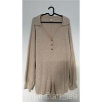 Hollister Jumpsuit Gr 38 beige Saarland - Kirkel Vorschau