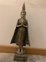 Buddha Figur stehend, Deko, Magnesia, Gold schwarz Berlin - Spandau Vorschau