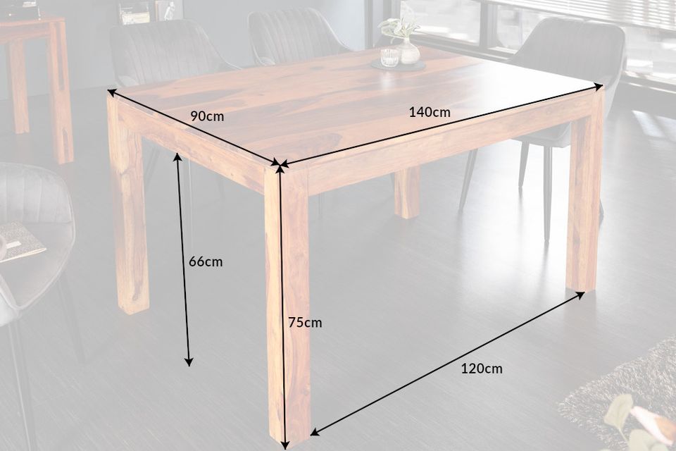 Esstisch 140cm aus Massivholz TRIPURI Holztisch Tisch NEU in Chemnitz