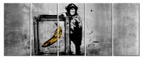 Riesen-Leinwandbild Banksy "Monkey with Frame" - 350x140cm NEU Hessen - Bad Arolsen Vorschau