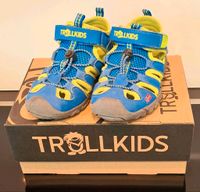 Trollkids Kristiansand Halbsandale Sandalen 29  blue blau lime UK Hessen - Mühltal  Vorschau