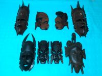 8 Alte Afrikanische Masken Holz Deko Figur Afrika Wandmaske Bild Niedersachsen - Neustadt am Rübenberge Vorschau