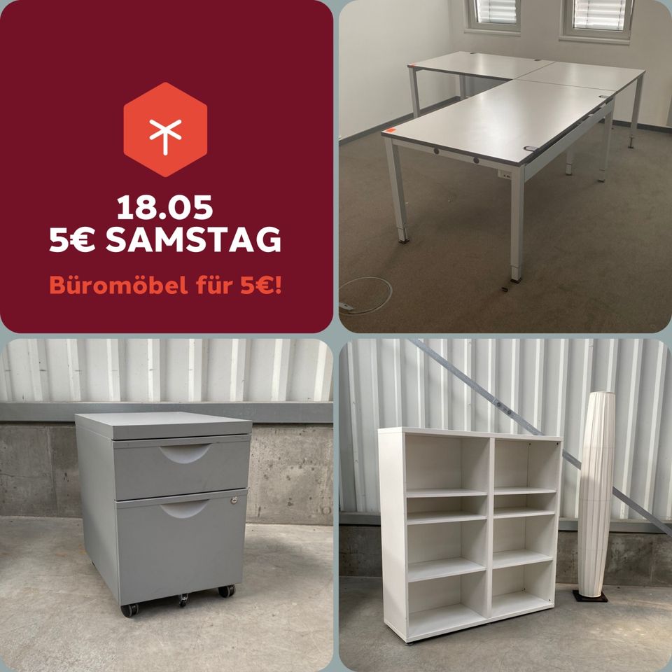 SAMSTAG AKTION! NUR 5€  500x Schreibtische Regale Schränke Büro in Berlin