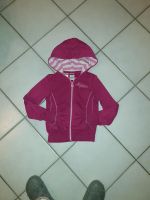 Adidas Strickjacke beere pink Sweatjacke mit Kapuze Gr. 128 Bayern - Ostheim Vorschau