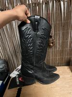 Coole Cowboy Boots, schwarz, gr 38, Boho,trendy echtleder Berlin - Schöneberg Vorschau