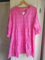 Gina Kleid ❤️ Gr.50/52 Lochstckerei NEU mit Etikett Niedersachsen - Seesen Vorschau