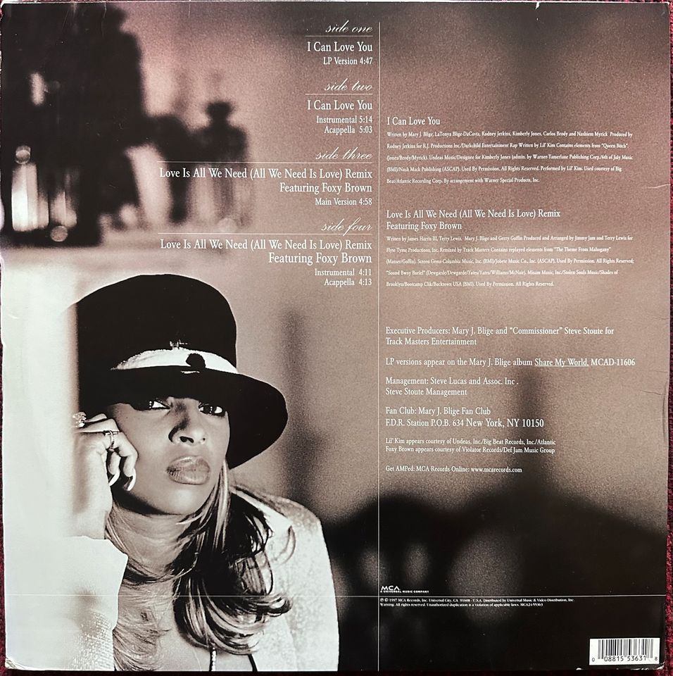 Mary J. Blige – I Can Love You (Vinyl, 2 LP, Maxi) in Berlin