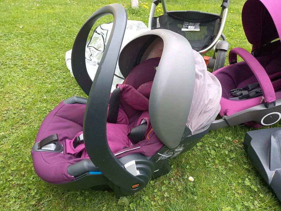 Kinderwagen komplettes Set von Stokke Model Crusi in Kolbermoor