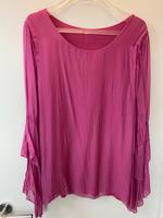 Tunika Bluse Made in Italy Pink S M L Seide Viskose Bayern - Aschaffenburg Vorschau