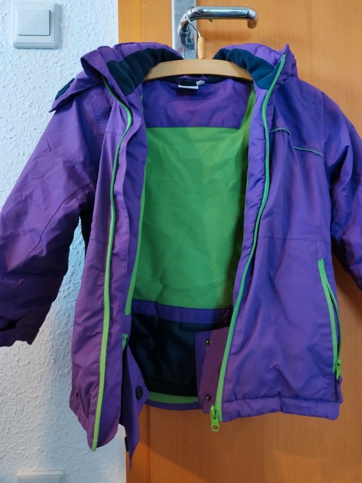 Winterjacke Skijacke 110/116 in Burkhardtsdorf