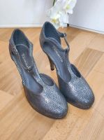 Top! Festliche Tamaris High Heel Stiletto Pumps 40 Silber Vintage Nordrhein-Westfalen - Übach-Palenberg Vorschau