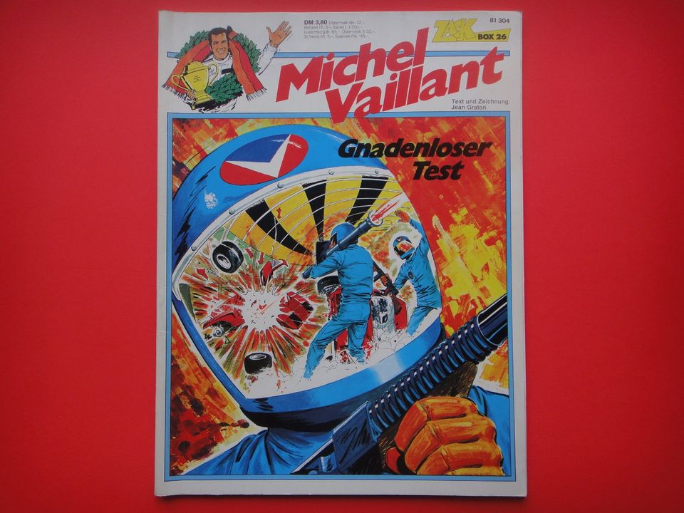 Michel Vaillant. Zack Comic Box. Nummer 26. Album. Koralle Verlag in Wiesbaden