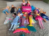 Barbie Puppen + Meerjungfrauen Puppen + Barbie Auto Brandenburg - Rehfelde Vorschau